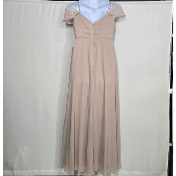 Birdy Grey Taupe Spence V-Neck Convertible Dress Large - Picture 2 of 6